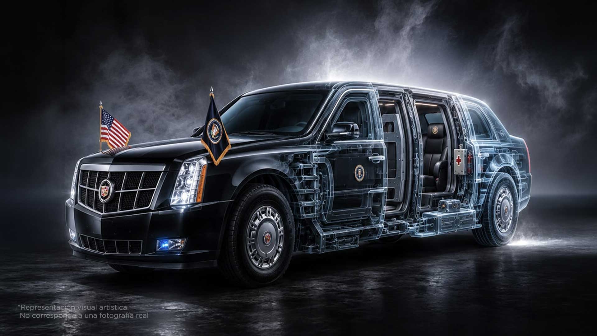 Así es "La Bestia", el carro del presidente de Estados Unidos