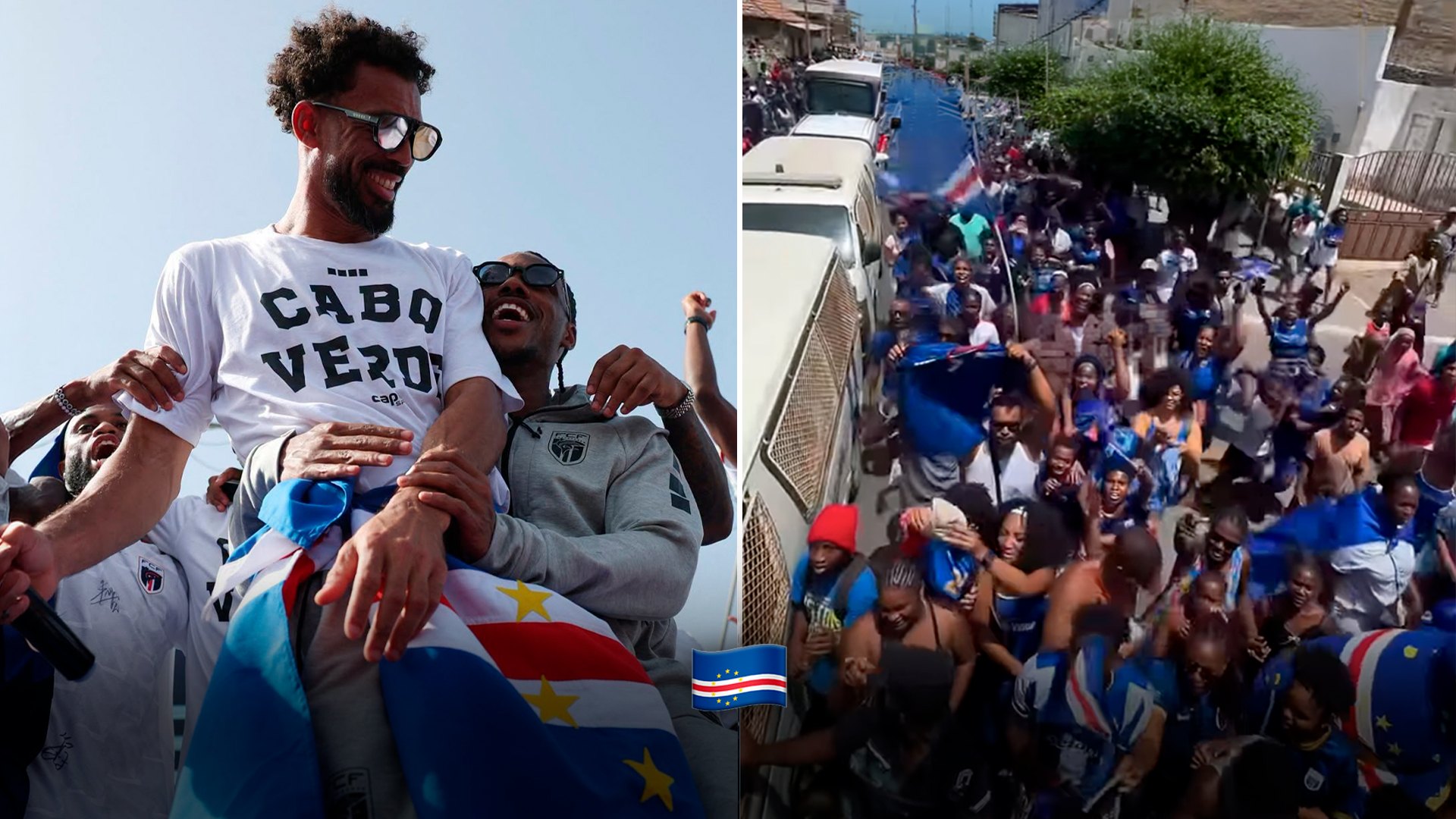 Cabo Verde recibió a su selección como campeones del mundo