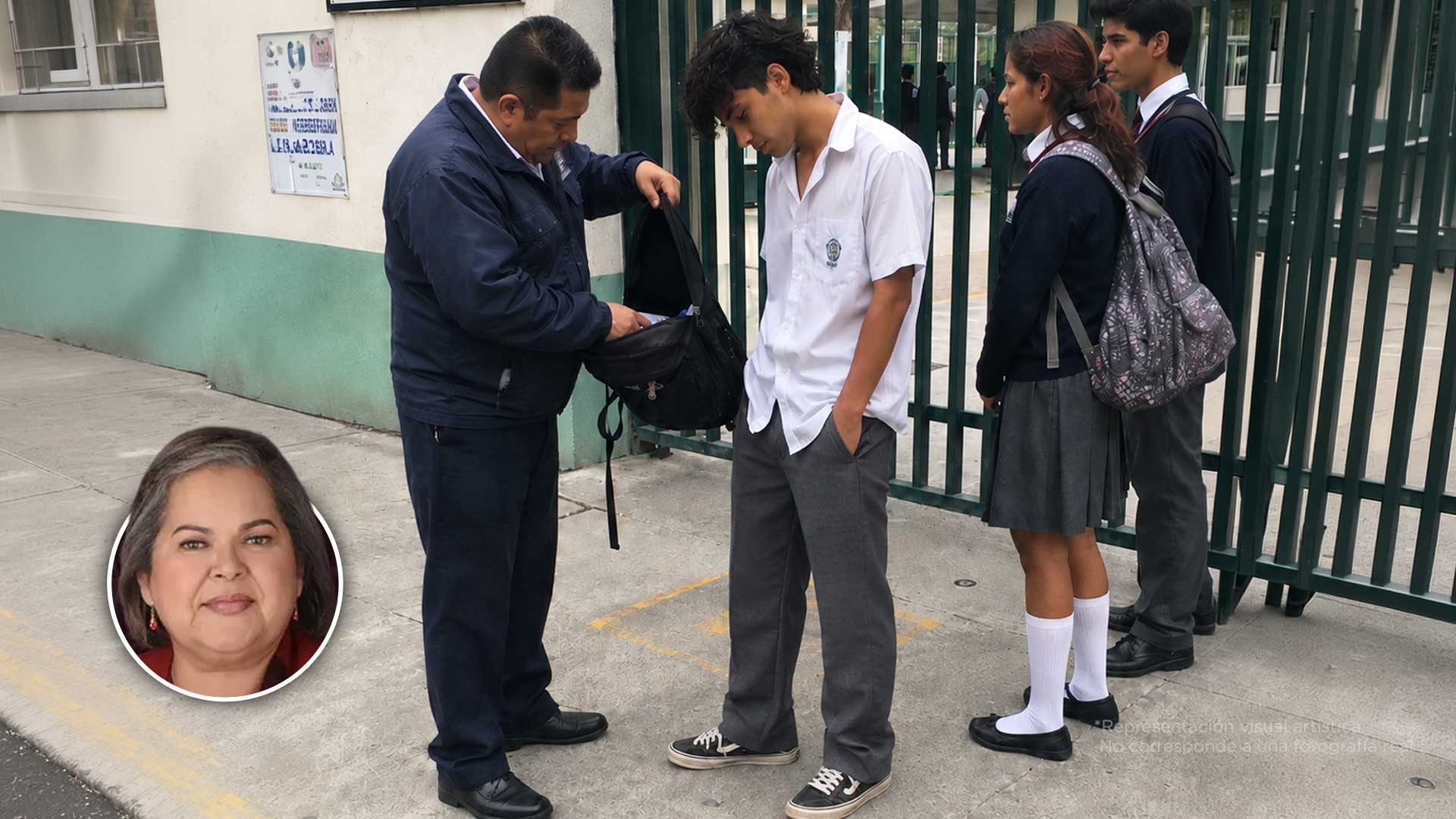 ¿Dejarías que revisaran la mochila de tu hijo todos los días al entrar a clases si eso hiciera más segura la escuela?