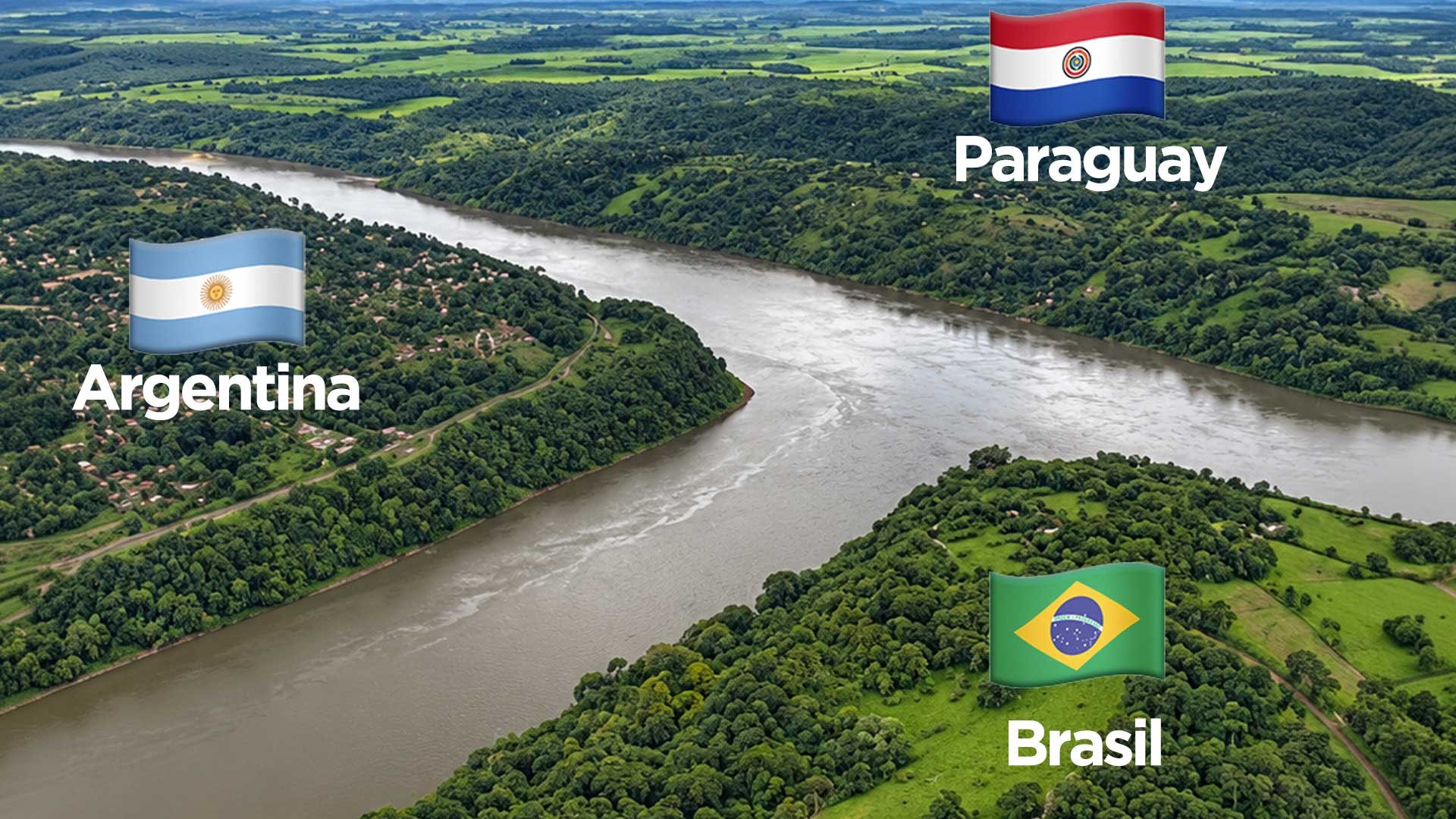 El hermoso lugar donde 2 ríos se juntan y 3 países se abrazan. ¿Ya conocías este lugar?