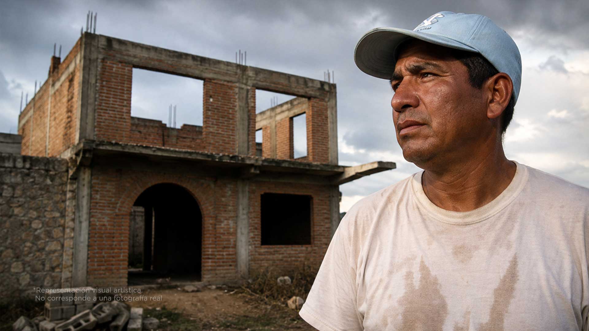 Mandó dinero desde EU para construir su casa y su mamá se lo dio a su hermano