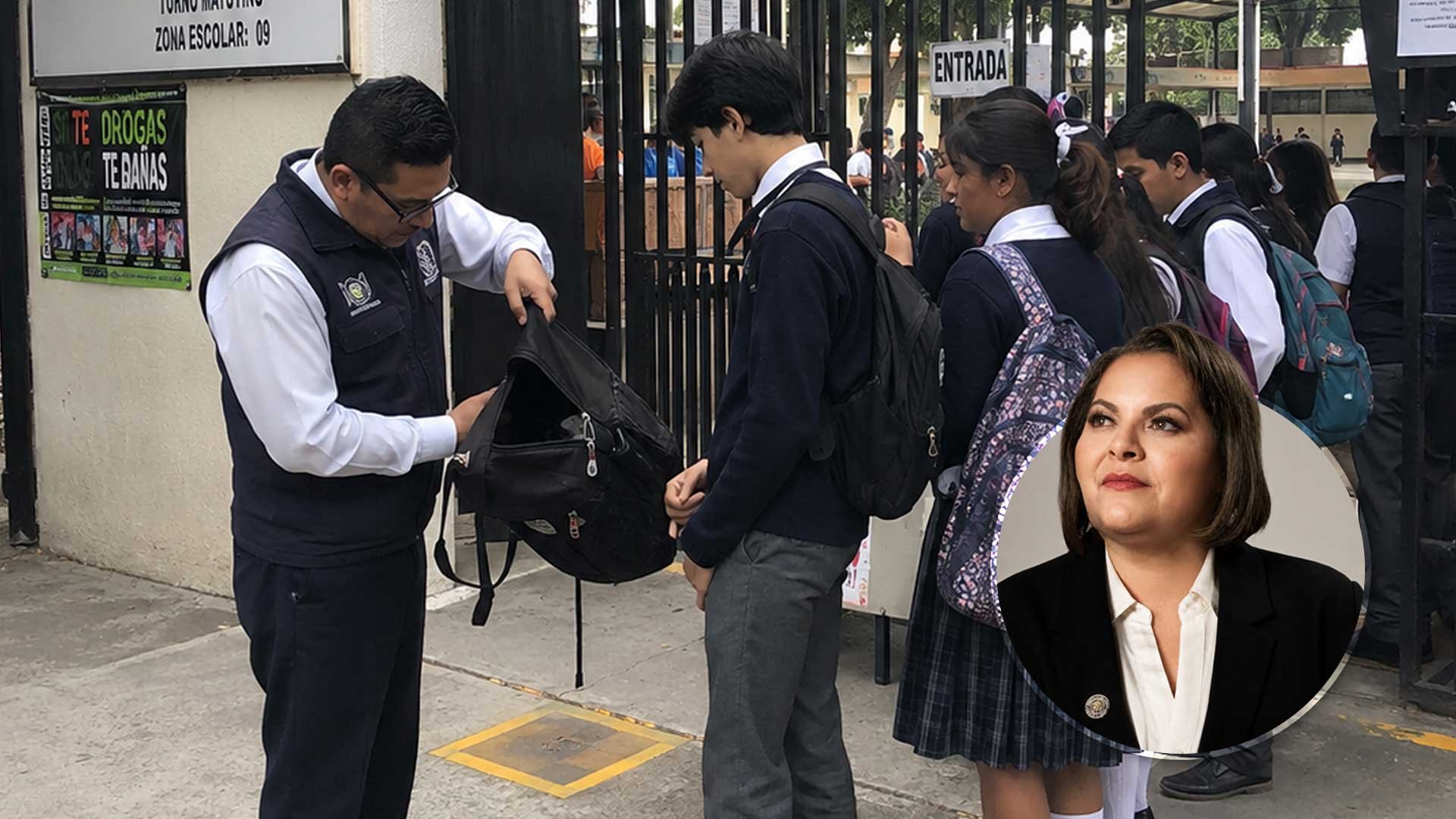 Que revisen TODAS las mochilas antes de entrar a clases: ¿estás de acuerdo?